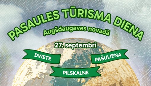 Augšdaugavas novadā ar aktīvās atpūtas pasākumiem svinēs Pasaules Tūrisma dienu