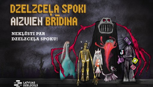 “Latvijas dzelzceļš” sāk drošības kampaņu “Dzelzceļa spoki aizvien brīdina!”