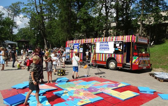 ES mājas Mobilais zināšanu ekspresis 10. jūnijā piestās Daugavpilī