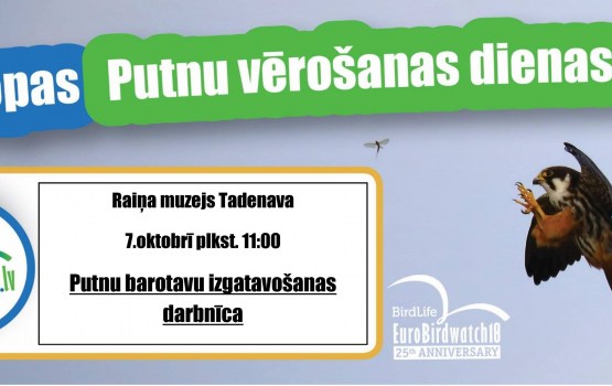 Putnu barotavu izgatavošanas darbnīca Raiņa muzejā “Tadenava”