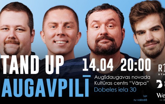 Liels Stand Up koncerts Daugavpilī