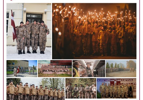 Par godu Jaunsardzes jubilejai, 29. novembrī jaunsargus aicina savās mācību iestādēs ierasties formas tērpā