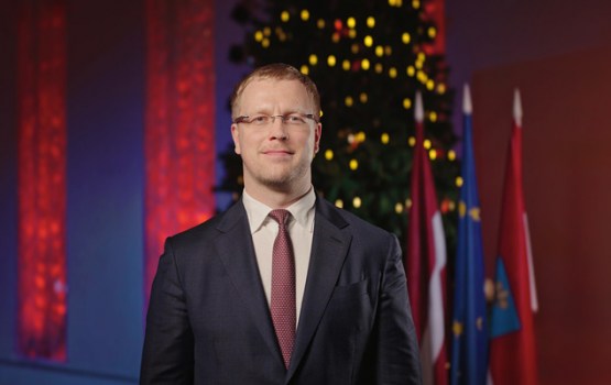 Daugavpils mēra Andreja Elksniņa Jaungada apsveikums