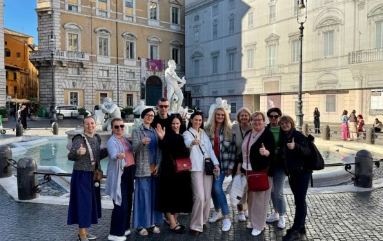 Pirmā projekta «Taste the history» diena: Roma – caur ielām un garšām