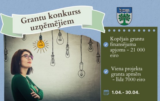 Augšdaugavas novada pašvaldības grantu konkurss uzņēmēju projektiem