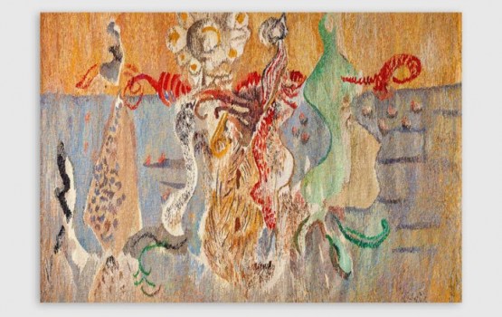 Rotko krāsas tekstilā - Ivetas Vecenānes gobelēnu izstāde Rotko muzejā