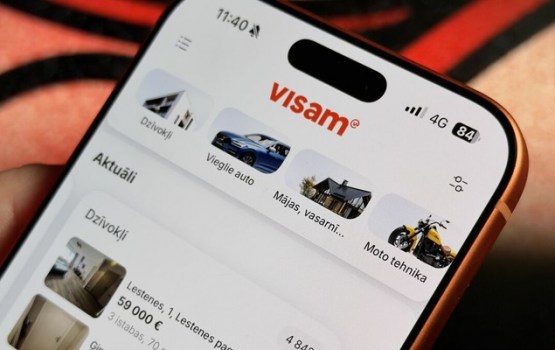 VISAM.LV - pirmais sludinājumu portāls Latvijā ar patiešām ērtu mobilo lietotni