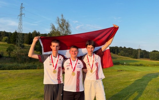 Daugavpils sportisti kļūst par Eiropas čempioniem taku orientēšanās stafetē