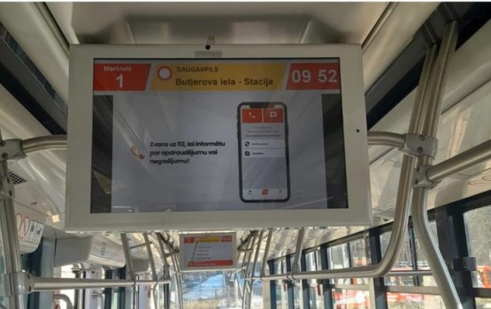 “Daugavpils satiksme” piedāvā izvietot reklāmu pilsētas sabiedriskajā transportā