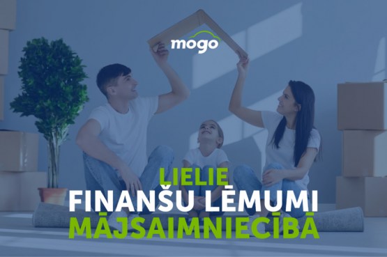 Lielie finanšu lēmumi mājsaimniecībā: mājoklis, kredīti un drošības spilvens
