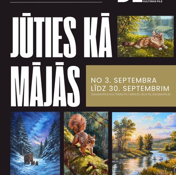 Daugavpils Kultūras pilī atklās Olgas Šmagras gleznu izstādi “Jūties kā mājās”