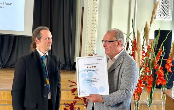 Daugavpils Universitāte sasniegusi četru zvaigžņu līmeni EFQM atzīšanas sistēmā