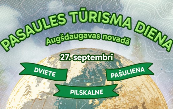 Augšdaugavas novadā ar aktīvās atpūtas pasākumiem svinēs Pasaules Tūrisma dienu